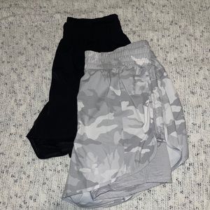 2 pairs of Avia running shorts with Biker liners Size L